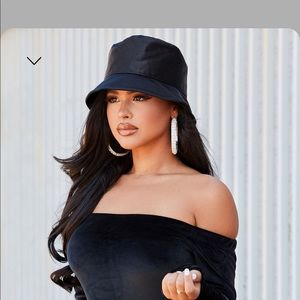Fashion Nova silk bucket hat